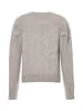Jalene Damen Pullover in GRAU MELANGE