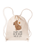 Mr. & Mrs. Panda Sportbeutel Hund Keks mit Spruch in Creme