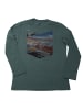Jack Wolfskin Shirt Print Longsleeve Berg in Grün