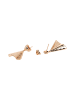 IZIA Women Drop Earrings in Rose Gold
