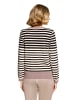 Betty Barclay Feinstrickpullover mit Rundhalsausschnitt in Patch Black/Taupe