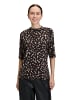 Betty Barclay Printshirt mit Stehkragen in Braun/Beige