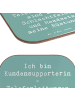 Mr. & Mrs. Panda Glasuntersetzer Spruch Kundensupporterin Heldin... in Meeresbrise