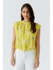 Oui Bluse mit Zitronendruck in Yellow Stone