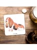 Mr. & Mrs. Panda Untersetzer Set Hund Basset Hound ohne Spruch in Weiß