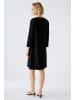 Oui Jerseykleid in black
