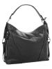Samantha Look Handtasche echt Leder in schwarz