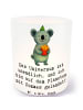 Mr. & Mrs. Panda Windlicht Koala Pommes mit Spruch in Transparent