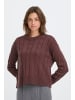 Oxmo Strickpullover OXFKIMNI in Braun