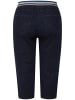 Ulla Popken Caprijeans in dark blue denim