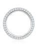 Trilani Ring aus Sterling Silber mit Zirkonia in silber