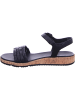 Tamaris Keilsandalette in schwarz