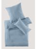 Hessnatur Perkal Bettwäsche-Set in graublau