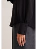 Seidensticker Ausgestellte Bluse Regular in Schwarz