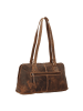 Greenburry Vintage Schultertasche S Leder 37 cm in brown