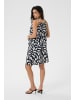 Kaffe Jerseytop KAkatrine Loose fit in Midnight/Chalk Graphic Print