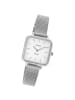Oozoo Analog-Armbanduhr Oozoo Vintage Series silber extra groß (ca. 26x26mm)