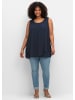 sheego 2-in-1-Top in tiefblau