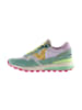 Victoria Niedrige Sneaker aus Leder Violett