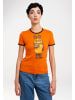 Logoshirt T-Shirt Die Sendung mit der Maus - Die Maus in orange-dunkelbraun