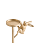 Beliani Kerzenständer KOSOR in Gold - (W) 21 x (H) 25 x (L) 11 cm