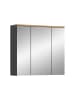 xonox.home Spiegelschrank in Basalt grau/Artisan Eiche - (B) 80 x (H) 73 x (T) 21