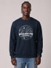 wat? Apparel Sweatshirt Mountains by night in Dunkelblau