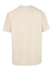 F4NT4STIC Heavy Oversize T-Shirt Alien Kopf in sand