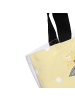 Mr. & Mrs. Panda Tasche Fledermaus Zauberer mit Spruch in Gelb Pastell