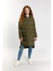 DreiMaster Maritim Damen Winterjacke Mit Wattierung in Militäroliv