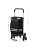 SONGMICS Einkaufstrolley Sampson in Schwarz - (B)47 x (H)97 x (T)35 cm