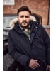 Men Plus Parka in navy blau