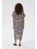 CULTURE Kleid CUelina Oversize fit in Black/White Animal Print