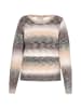 Usha Damen Pullover in Grau Mehrfarbig