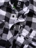 Brandit Hemd "Kids Check Shirt Long Sleeve" in Weiß