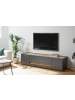 Furn.Design TV-Lowboard grau matt, Eiche Wotan 170 cm, TV Unterschrank mit viel Stauraum