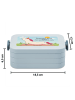 Mr. & Mrs. Panda Bento Box Einhorn Yoga Design mit Spruch in Blau Pastell