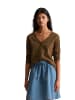 Marc O'Polo DENIM Pointelle-Cardigan slim in Umbra Brown