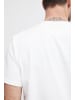 FQ1924 T-Shirt FQTom SS tee w logo print in Weiß