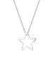 Elli Halskette 925 Sterling Silber Sterne, Astro in Silber