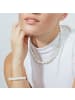 Luxenter Luxenter necklace in white mother-of-pearl, silver finish - Zurgrak