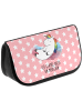 Mr. & Mrs. Panda Make-up-Organizer Einhorn Wolke 7 mit Spruch in Rot Pastell