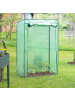 relaxdays 3 x Tomatengewächshaus in Grün - (B)100 x (H)150 x (T)50 cm