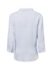 Franco Callegari Leinenbluse in hellblau - 0029