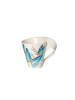 Villeroy & Boch Becher mit Henkel NewWave Caffè in Weiß-Blau 300 ml