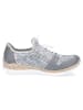 rieker Slip-on Sneaker in Blau Metallic