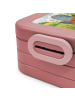 Mr. & Mrs. Panda Bento Box Pinguin & Maus Wanderer Design mit Sp... in Rot Pastell