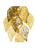 ANELY Mode Ohrringe mit Blättermotiven aus Edelstahl in Gold
