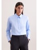 Seidensticker Klassische Bluse Regular in Mittelblau