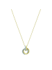 Amor Kette mit Anhänger Edelstahl, IP silber+gold in gold